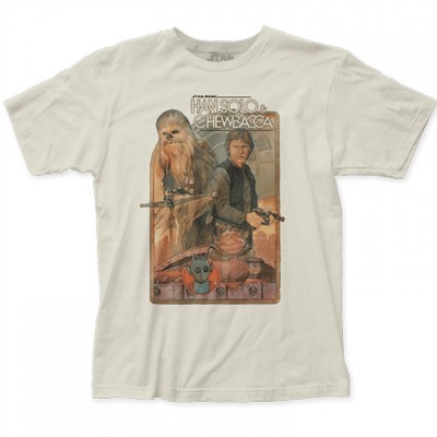 Mens Star Wars Han Solo & Chewbacca T-Shirt