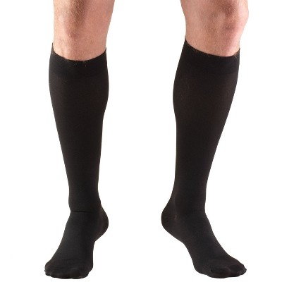 Truform 15-20 mmHg Compression Stockings for Men and Women, Knee High Length, Closed Toe