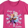 Girls' - Frozen 2 - Snow Sisters Fitted Short Sleeve Graphic T-Shirt - 2 of 4