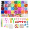 LotFancy 32 Colors Rubber Band Bracelet Kit, Loom Bracelet Making Refill Kit for Adults Ages 12+ - 3 of 4