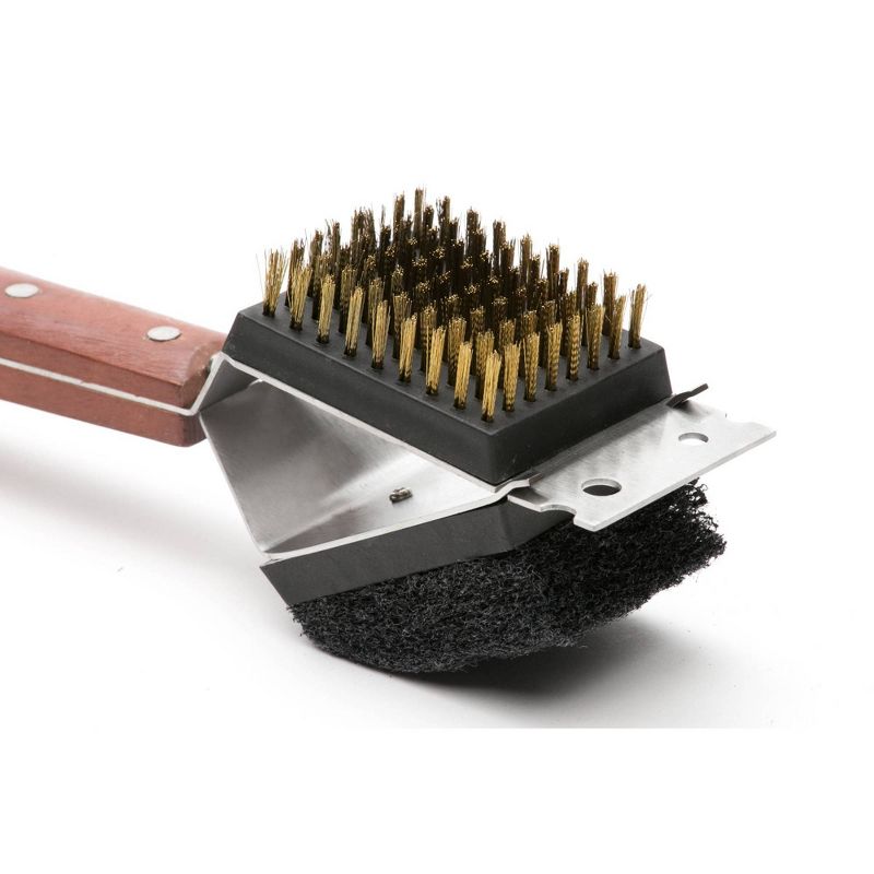 Rosewood 3-in-1 Grill Brush - Outset, 4 of 13
