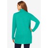 Jessica London Women's Plus Size Cotton Cashmere Turtleneck - 3 of 4