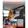VEVOR Dog Car Barrier,50"W Car Divider for Front Seats Installation,Vehicle Pet Barrier with See Through Net Mesh, Universal-Fit Dog Car Barrier,Black - 4 of 4