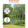 VEVOR Garden Trellis for Climbing Plants, 87 x 20 in, 4 Packs Rustproof Metal Garden Flower Trellis, Outdoor Climbing Rose Trellis Cucumbers Support - 3 of 4