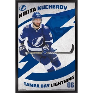 Trends International NHL Tampa Bay Lightning - Nikita Kucherov 19 Framed Wall Poster Prints - 1 of 4