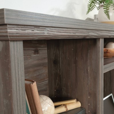 Pebble Pine Farmhouse Computer Hutch with Adjustable Shelves