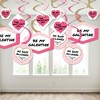 Big Dot of Happiness Be My Galentine - Galentine's and Valentine's Day Party Hanging Decor - Party Decoration Swirls - Set of 40 - 3 of 4