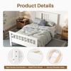 ELJGET Twin Metal Platform Bed Frame with Headboard & Footboard, 350 lbs Wooden Slat Support, Noise-Free Sturdy Mattress Foundation - 4 of 4