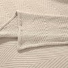 Modern Chevron Cotton Medium Weight Woven Coverlet by Blue Nile Mills - image 3 of 4