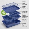 Granitestone Blue 6-Piece Nonstick Stackable Bakeware Set - 4 of 4