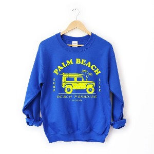 Simply Sage Market Women's Graphic Sweatshirt Palm Beach Truck - 1 of 3