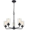 Millennium Lighting Moven 5 - Light Chandelier in  Matte Black - 2 of 4