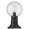 Z-Lite Laurent 1 - Light Lantern in  Black - 4 of 4