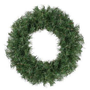 Northlight 18" Unlit Canadian Pine Artificial Christmas Wreath