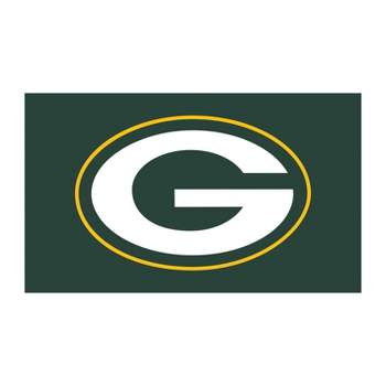 Evergreen Full Color PVC Mat, 16" x 28", Green Bay Packers Indoor and Outdoor Home Decor