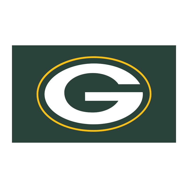 Evergreen Full Color PVC Mat, 16" x 28", Green Bay Packers Indoor and Outdoor Home Decor, 1 of 7