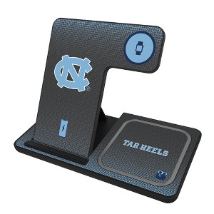 Keyscaper University of North Carolina Tar Heels Linen 15-Watt 3 in 1 Charging Station - 1 of 4