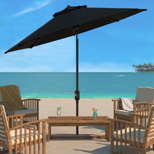 Herla 11Ft Auto Tilt Market Umbrella - PAT8101 - Safavieh - 1 of 4