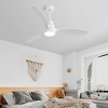 TOBILI 52 Inch Integrated LED 3 Wood Fan Blade Ceiling Fan with Light Kit and 6 Speed - 4 of 4