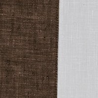 chambray brown and white