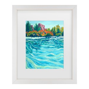 Trademark Fine Art - Key and Sea Sedona Matted Framed Art - 1 of 4