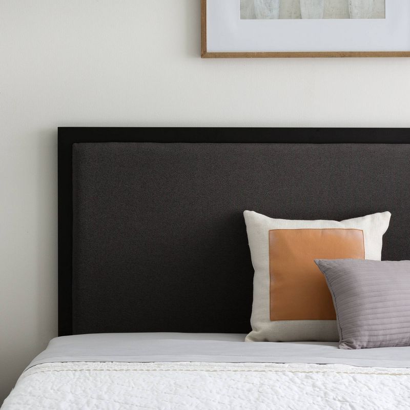 Mara Metal Platform Bed Frame with Upholstered Headboard - Brookside Home, 3 of 7
