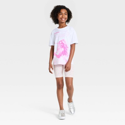 Megan Moroney Girls' Megan Moroney Loose Fit Short Sleeve Oversized Graphic T-Shirt - White L — фото 4