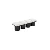 Meridian Furniture,Pavilion Boucle Fabric Bench - 4 of 4