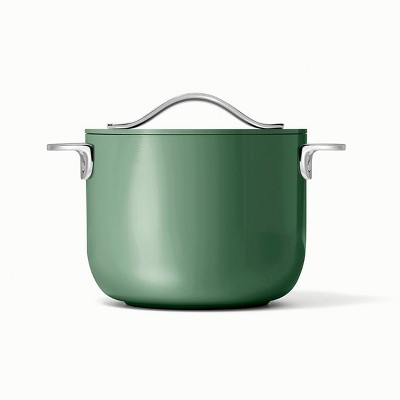 Sage Green Aluminum Non-Stick Petite Cooker with Lid
