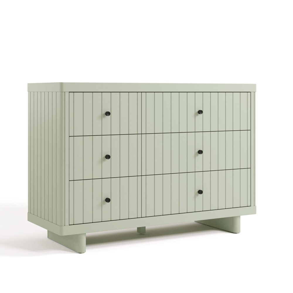 Photos - Dresser / Chests of Drawers Storkcraft Kyoto 6-Drawer Double Dresser - Sage