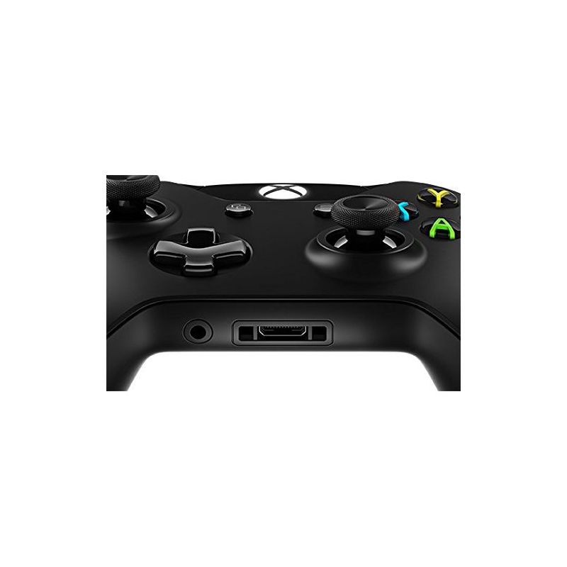 Microsoft Xbox One Carbon Black Wireless Video Gaming Controller - For Xbox One S, Xbox One X & Windows 10 Bluetooth - Manufacturer Refurbished, 3 of 4