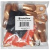 InstallGear 1/0 Gauge AWG Tinned Pure Copper Lug Ring Terminals Connectors 10-pack - 2 of 3