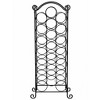 vidaXL Wine Rack for 21 Bottles Metal - 3 of 4