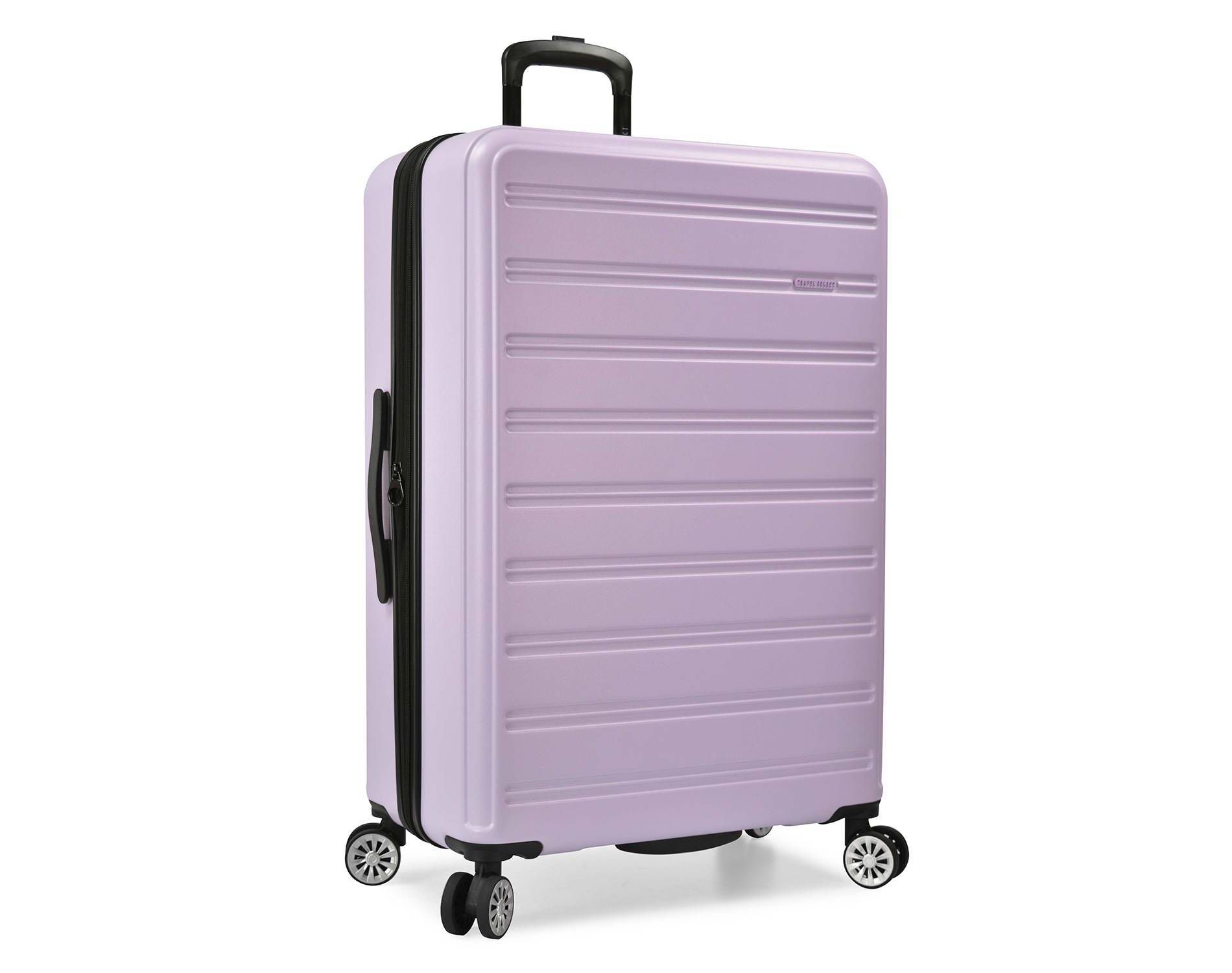 Travel Select Snowcreek Matte 30" Hardside Spinner Large Checked Suitcase - Lavender