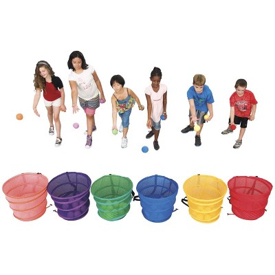 Sportime 6-Team Pursuit Ball Game, set of 6 Goals and 72 Balls