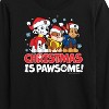 Boys' - Paw Patrol - Christmas Is Pawsome Long Sleeve Graphic T-Shirt - 2 of 4