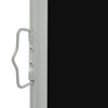 vidaXL Patio Retractable Side Awning 23.6"x118.1" Black - 3 of 4