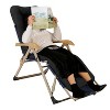 NewHome"71x22 Inch Chaise Lounger Cushion for Recliners, Rocking Chairs, Deck & Sofa Mats, Outdoor Comfort"BlackRedCoffeeGrey&Purple - 3 of 4