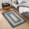 Entryway Rug Small Throw Rug Machine Washable Floor Cover Braided Printed Area Rug Indoor Non Slip Farmhouse Rug Boho Accent Rug - 2 of 4