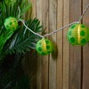 Northlight Shamrock St. Patrick's Day Paper Lantern Patio Lights - Green - 8.5' White Wire - 10ct - 4 of 4