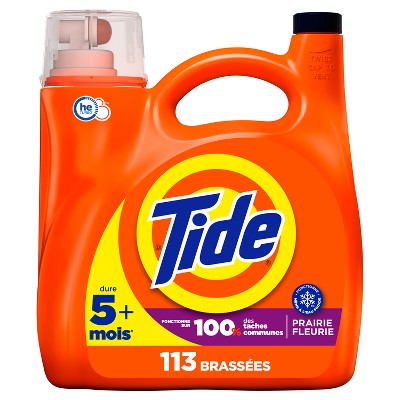 Tide Laundry Detergent Spring Meadow HE Liquid Laundry Soap