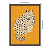 Amanti Art Spotted Cat Delight by Little Dean Framed Canvas Wall Art - 3 of 4