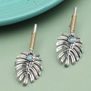 SOHI Women's Palm Drop Earrings - 2 of 3
