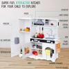 Lil Jumbl Play Kitchen Set for Kids, Toddler Kitchen Playset - White - 2 of 4