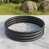 YONWAY Round Raised Garden Bed, Metal Outdoor Garden Raised Planter Box for Vegetables, Backyard, Patio and Planter, Black - 2 of 4