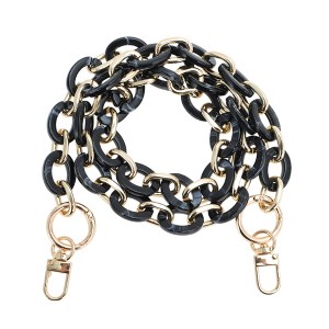 Unique Bargains Trendy Handbag Strap Black White 1 Pc - 1 of 4