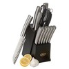 Oster Wellisford Stainless Steel 14-Piece Cutlery Set with Storage Block & Sharpener - 3 of 4