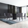Sapphtopaz Round Dining Table Kitchen Table Modern Wood Dining Table with Sturdy Cylindrical Base for Kitchen, Small Spaces - 2 of 4