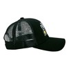 Chance Of Fishing Hat Funny Sarcastic Fishing Graphic Novelty Cap - Crazy Dog Hat For Fishers Black Standard - 2 of 4