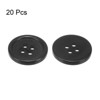 Unique Bargains Sewing Resin Round Flat 4-Hole Replacement Craft Buttons 20 Pcs - 3 of 4